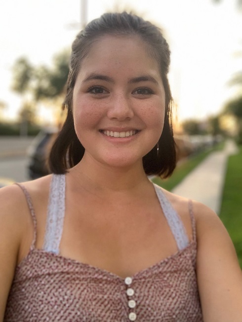 Head and shoulders of a young woman